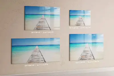 Tableau magnétique à dessiner modèle île tropicale