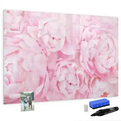 Tableau magnétique pour dessiner motif fleurs épanouies