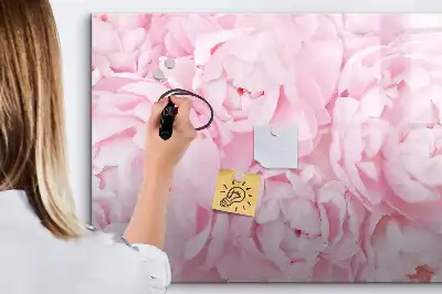 Tableau magnétique pour dessiner motif fleurs épanouies