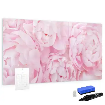 Tableau magnétique pour dessiner motif fleurs épanouies