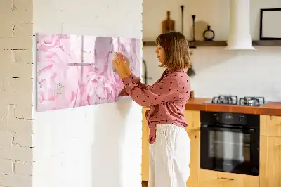 Tableau magnétique pour dessiner motif fleurs épanouies