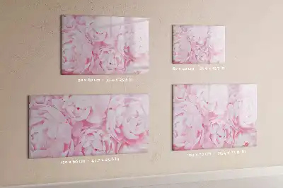 Tableau magnétique pour dessiner motif fleurs épanouies