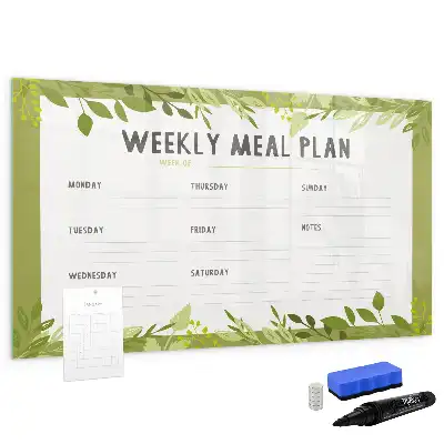 Tableau magnétique pour dessiner menu hebdomadaire