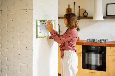 Tableau magnétique pour dessiner menu hebdomadaire