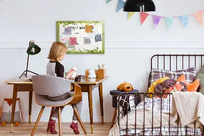 Tableau magnétique pour dessiner menu hebdomadaire