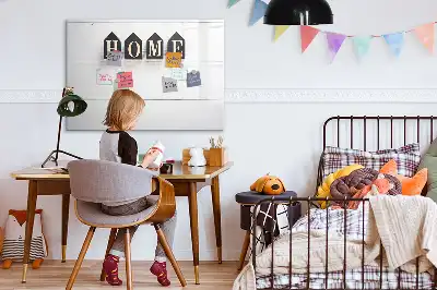Tableau magnétique pour dessiner modèle texte Maison
