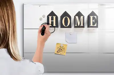 Tableau magnétique pour dessiner modèle texte Maison