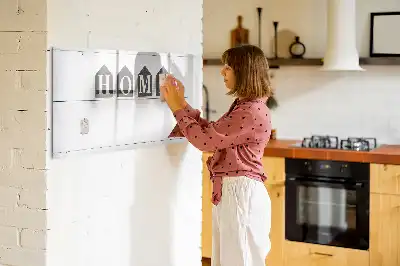 Tableau magnétique pour dessiner modèle texte Maison