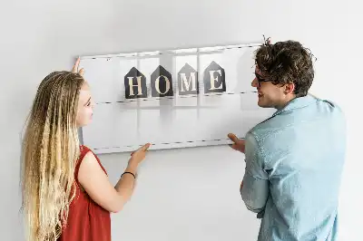 Tableau magnétique pour dessiner modèle texte Maison