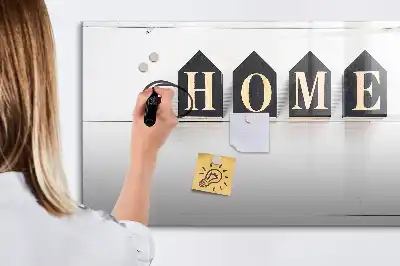Tableau magnétique pour dessiner modèle texte Maison