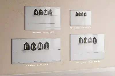 Tableau magnétique pour dessiner modèle texte Maison