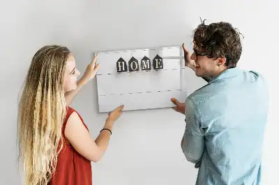 Tableau magnétique pour dessiner modèle texte Maison