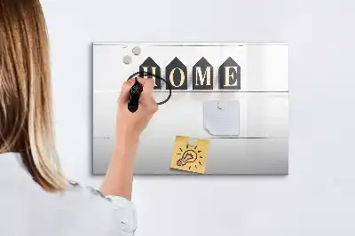 Tableau magnétique pour dessiner modèle texte Maison