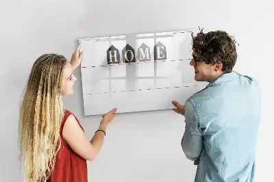 Tableau magnétique pour dessiner modèle texte Maison