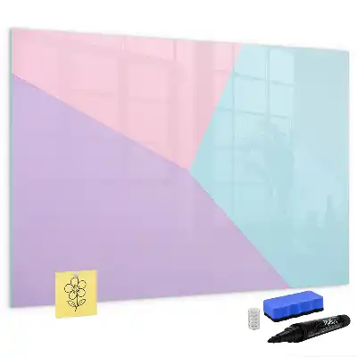 Tableau magnétique à dessiner motif pastel