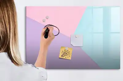 Tableau magnétique à dessiner motif pastel