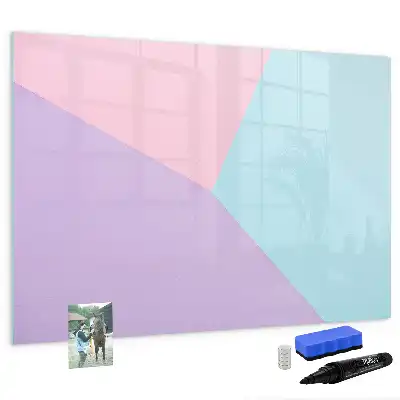 Tableau magnétique à dessiner motif pastel