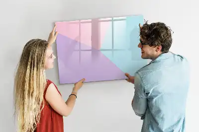 Tableau magnétique à dessiner motif pastel
