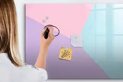 Tableau magnétique à dessiner motif pastel