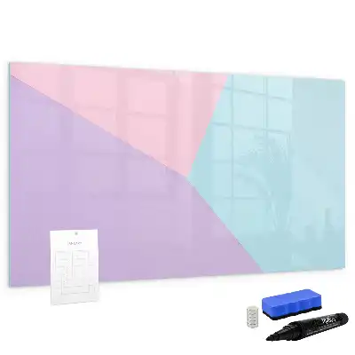 Tableau magnétique à dessiner motif pastel
