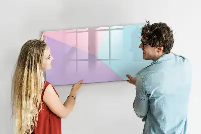 Tableau magnétique à dessiner motif pastel