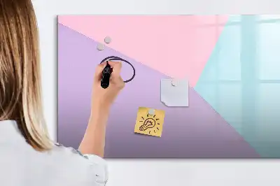 Tableau magnétique à dessiner motif pastel