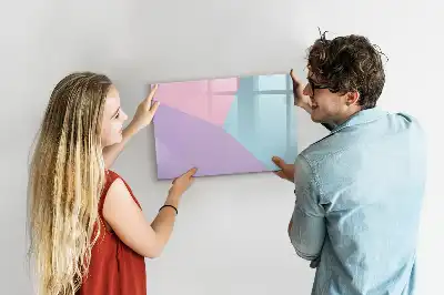 Tableau magnétique à dessiner motif pastel