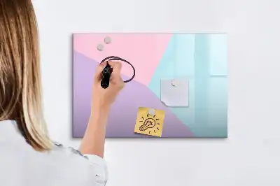 Tableau magnétique à dessiner motif pastel