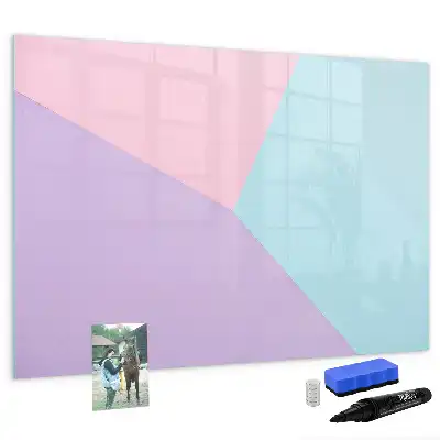 Tableau magnétique à dessiner motif pastel