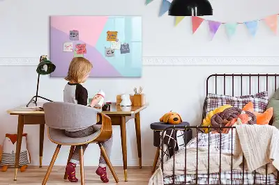 Tableau magnétique à dessiner motif pastel
