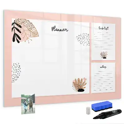 Tableau magnétique pour dessiner notes de planificateur