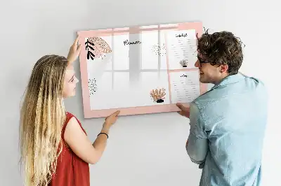 Tableau magnétique pour dessiner notes de planificateur
