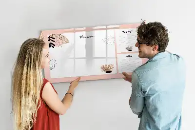 Tableau magnétique pour dessiner notes de planificateur