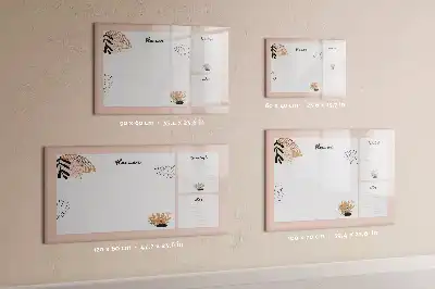 Tableau magnétique pour dessiner notes de planificateur