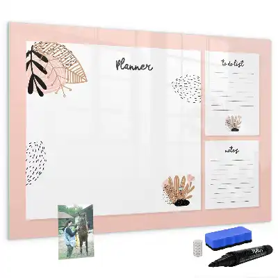 Tableau magnétique pour dessiner notes de planificateur