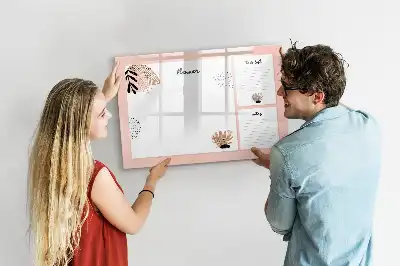 Tableau magnétique pour dessiner notes de planificateur