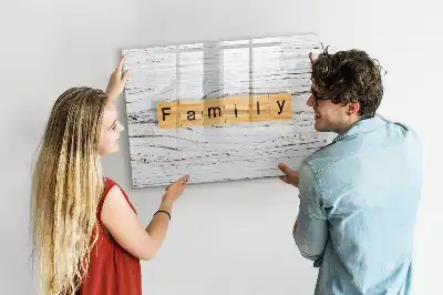 Tableau magnétique à dessiner modèle famille