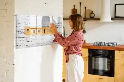 Tableau magnétique à dessiner modèle famille