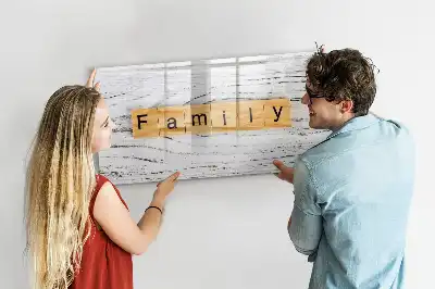 Tableau magnétique à dessiner modèle famille