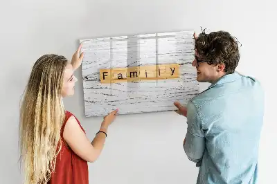 Tableau magnétique à dessiner modèle famille