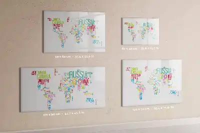 Tableau magnétique à dessiner carte avec les noms des États