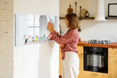 Planificateur hebdomadaire tableau magnétique pour dessiner