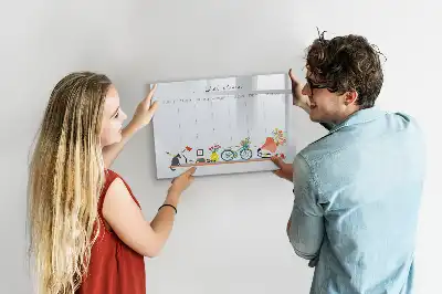 Planificateur hebdomadaire tableau magnétique pour dessiner