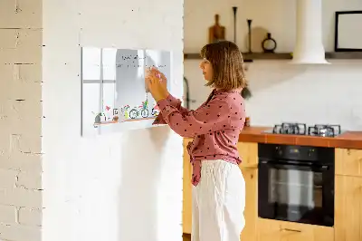 Planificateur hebdomadaire tableau magnétique pour dessiner