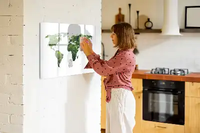Carte du monde écologique à dessiner tableau magnétique