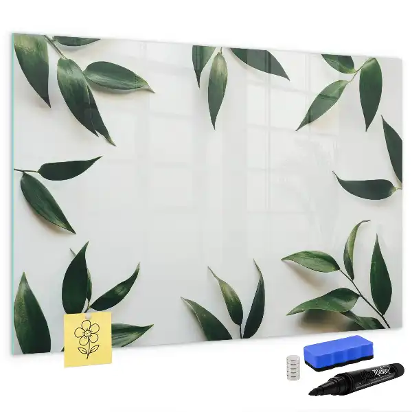 Tableau magnétique pour dessiner cadre de feuilles