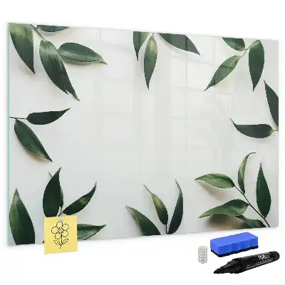 Tableau magnétique pour dessiner cadre de feuilles