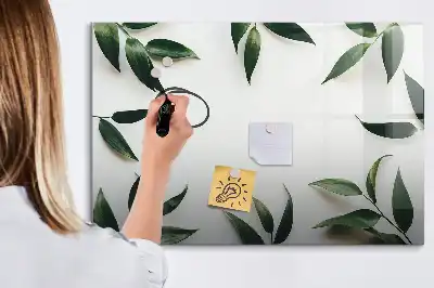 Tableau magnétique pour dessiner cadre de feuilles