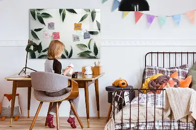 Tableau magnétique pour dessiner cadre de feuilles