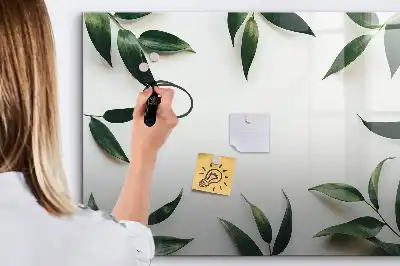Tableau magnétique pour dessiner cadre de feuilles